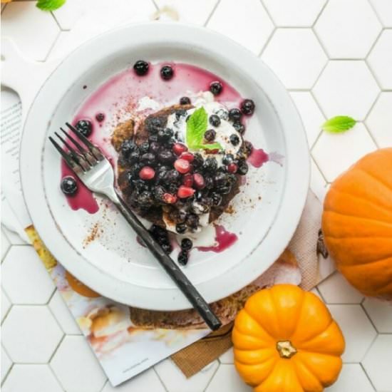 Paleo Pumpkin Pancakes - Recipe photo by YuriElkaim1