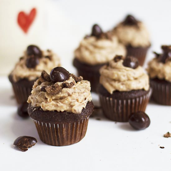 Mocha Cupcakes with Coffee Frosting - Recipe photo by livelymess