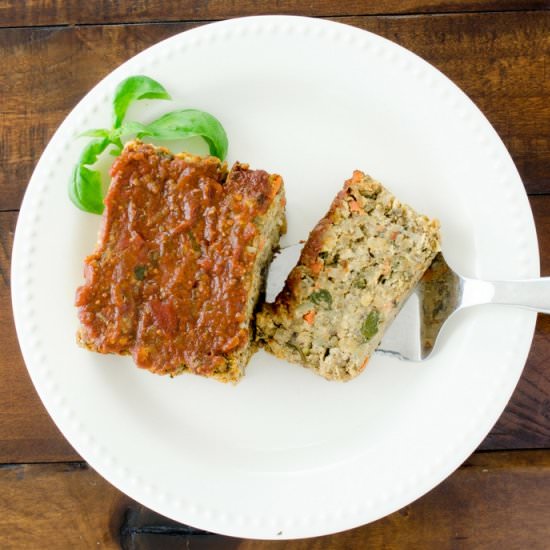 Spinach & Mushroom Lentil Loaf - Recipe photo by palouse_brand