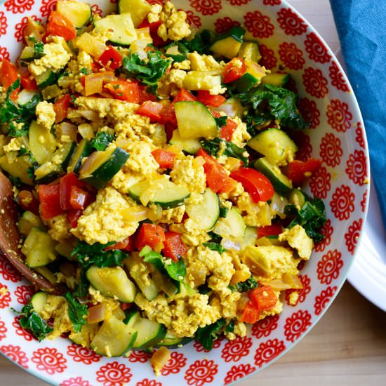 Tofu Breakfast Scramble - Recipe photo by earthpoweredfamily