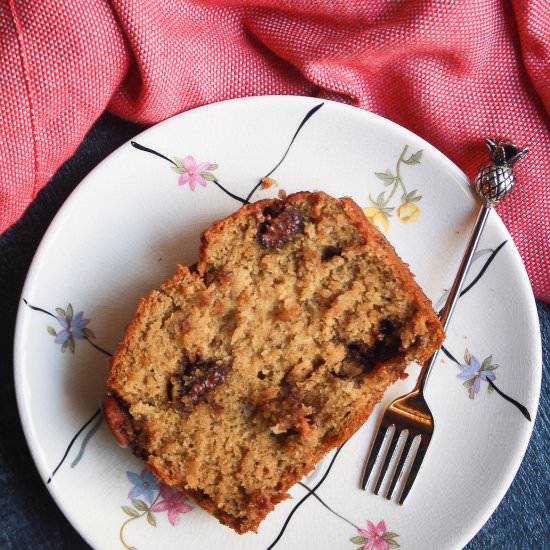 Chocolate Chip Banana Bread - Recipe photo by The Desserted Girl