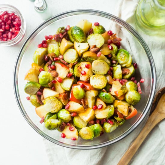 Superfood Roasted Brussels Sprouts - Recipe photo by foodfaithfitness
