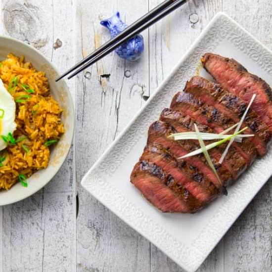 Korean Style Wagyu Steak - Recipe photo by TheBBQBuddha