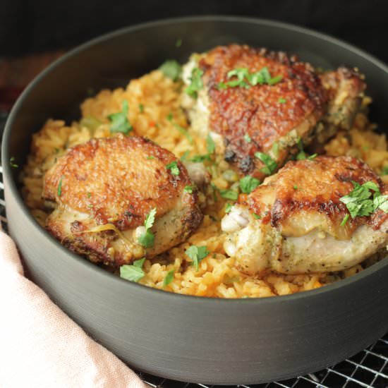 Spanish Rice and Chicken - Recipe photo by tastesspicy