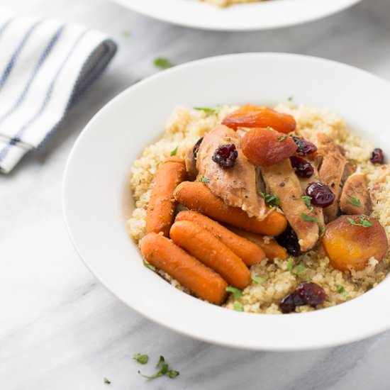 Slow-Cooker Moroccan Apricot Chicken - Recipe photo by meaningfuleats