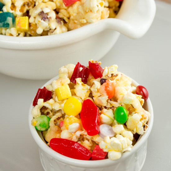 Glazed Candy Popcorn - Recipe photo by amomstake