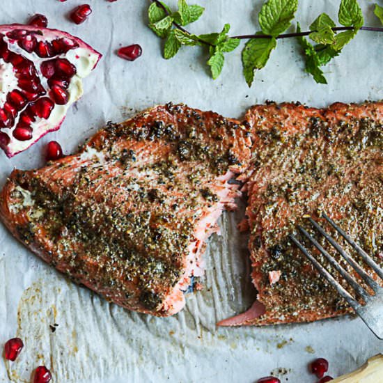 Spiced Baked Salmon - Recipe photo by the food blog