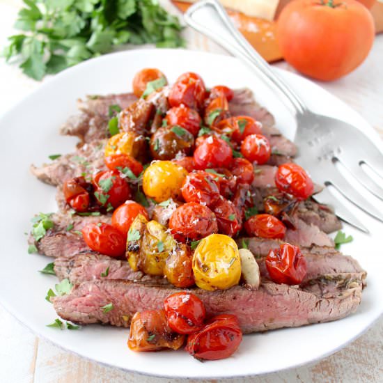 Sous Vide Italian Flank Steak - Recipe photo by Whitney Bond