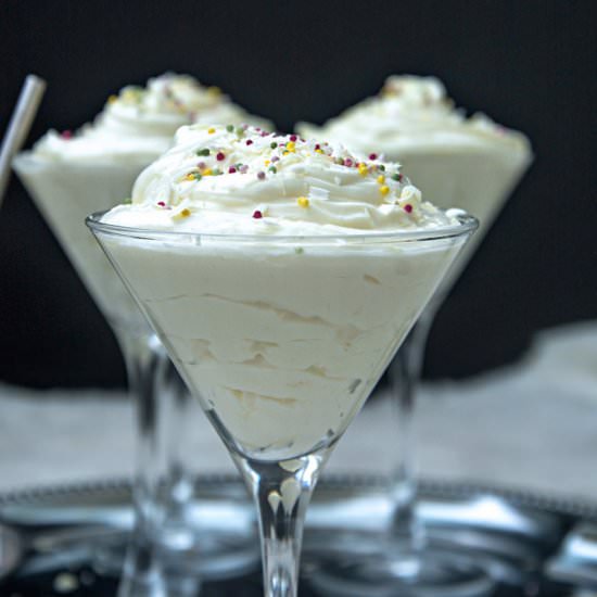 No-Bake Cream Cheese Lemon Mousse - Recipe photo by Anu@MyGingerGarlicKitchen