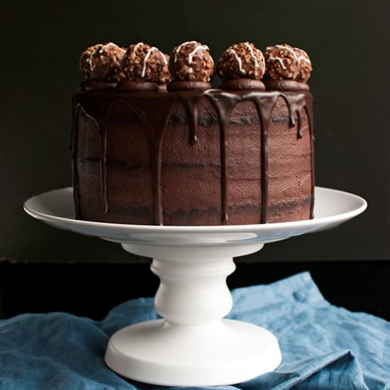Triple Dark Chocolate Cake - Recipe photo by thetoughcookie