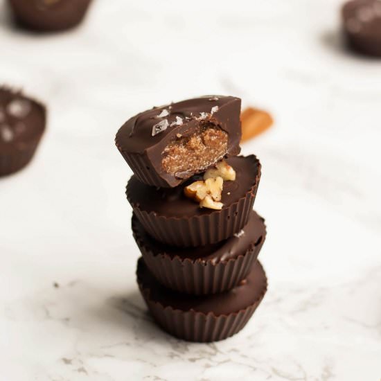 Maple Pecan Butter Cups - Recipe photo by eatloveeat