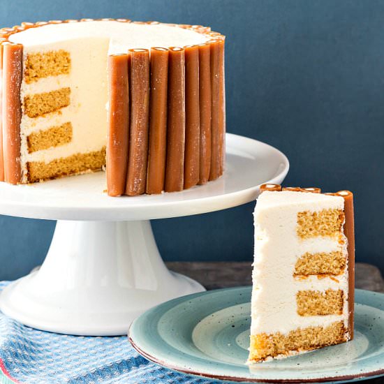 Cow Tales Caramel Cake - Recipe photo by onlinepastrychef