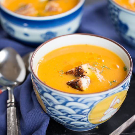 Butternut Squash Soup - Recipe photo by piloncilloyvainilla