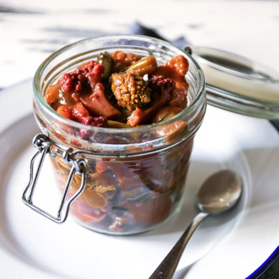Piccalilli - Recipe photo by fromthelarder