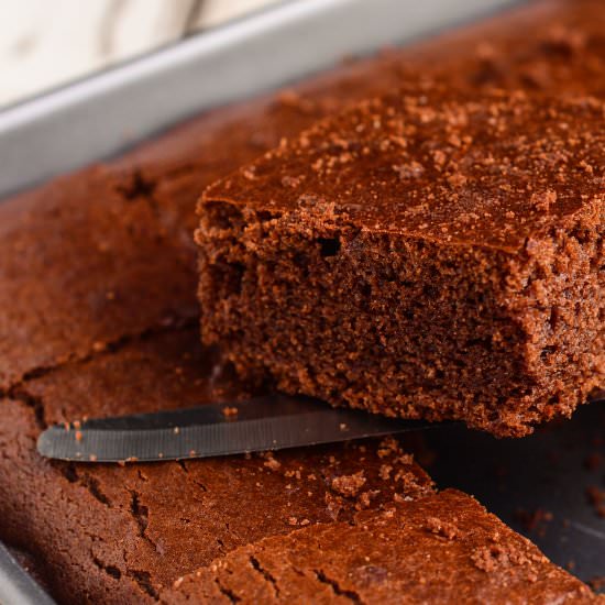 Eggless chocolate brownie - Recipe photo by secondrecipe