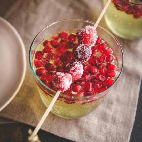 5 ingredient holiday punch - Recipe photo by Sweetphi