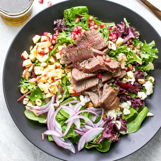 Fillet Mignon Fall Salad - Recipe photo by lslfunblog