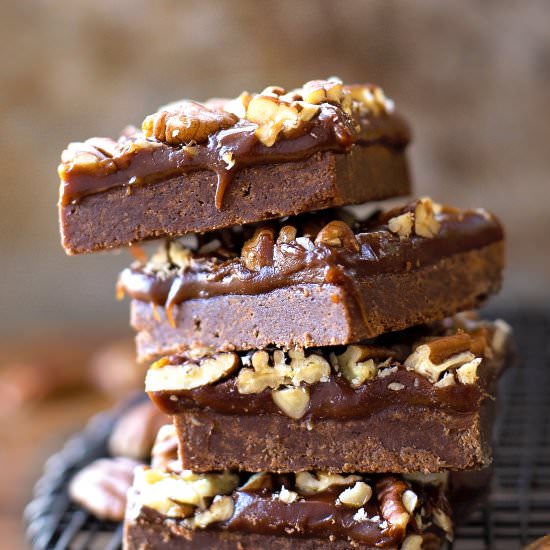 Salted Chocolate-Caramel Bars - Recipe photo by Life Made Simple