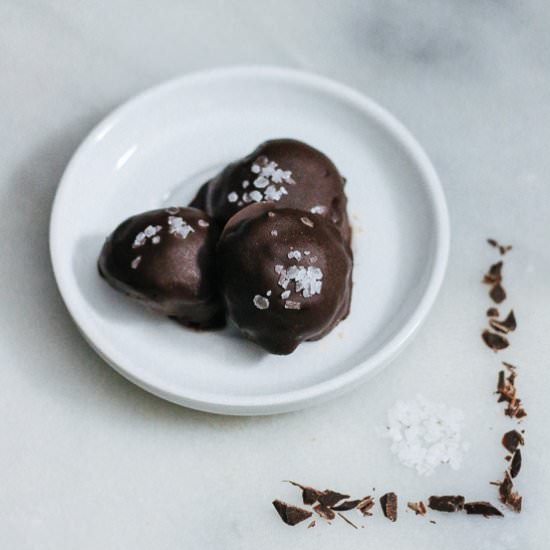 Paleo-ish Salted Caramel Truffles - Recipe photo by Pale0-ish
