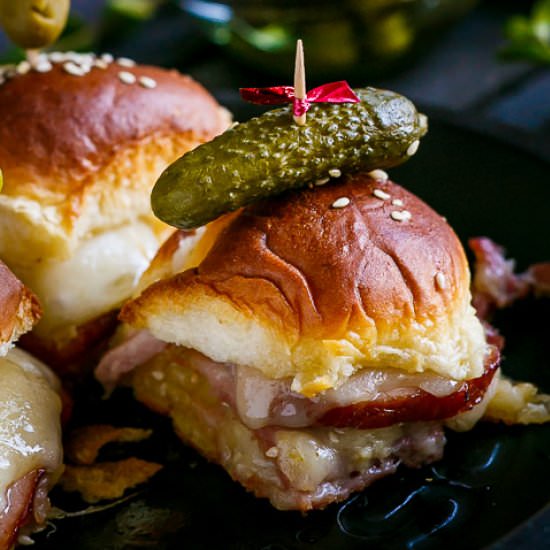 Hawaiian Ham and Cheese Sliders - Recipe photo by MunchkinTime