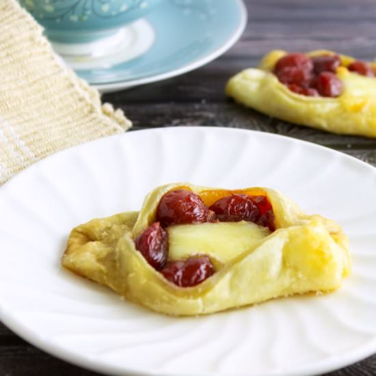 Cherry Brie Pillows - Recipe photo by seductioninkitchen
