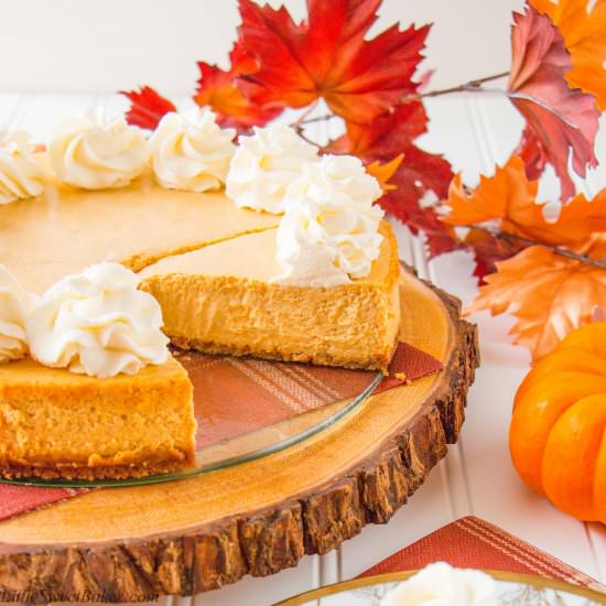 Pumpkin Chai Cheesecake - Recipe photo by littlesweetbaker
