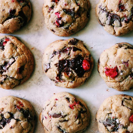 Cranberry Bark Peace Cookies - Recipe photo by DisplacedHousewife