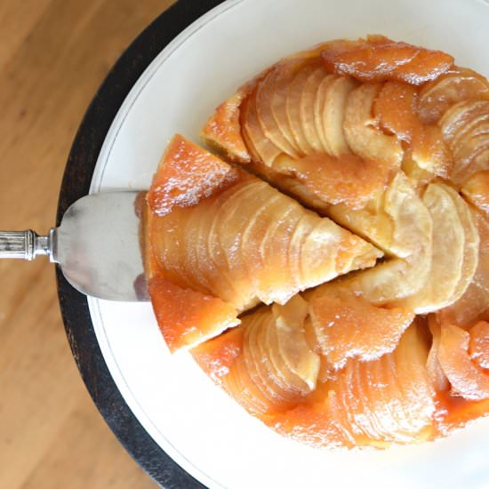Apple Caramel Cake Tatin - Recipe photo by seasonsinvermont