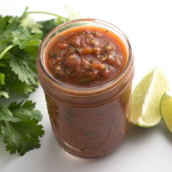 Restaurant Style Salsa - Recipe photo by blenderhappy