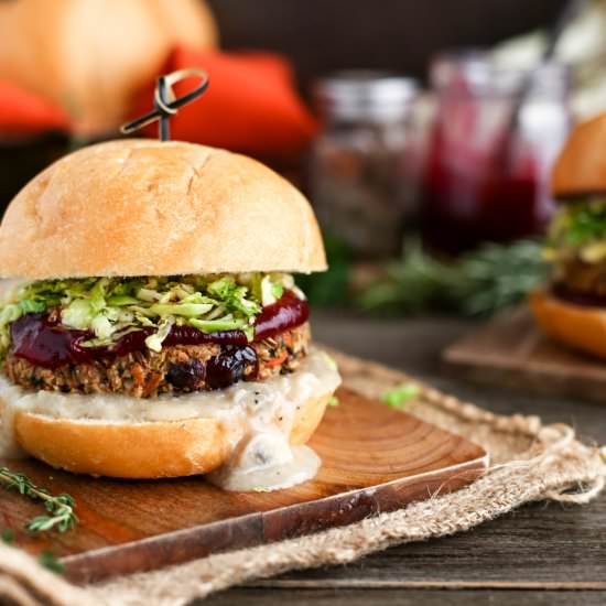 Vegan Holiday Burger - Recipe photo by ilovevegan