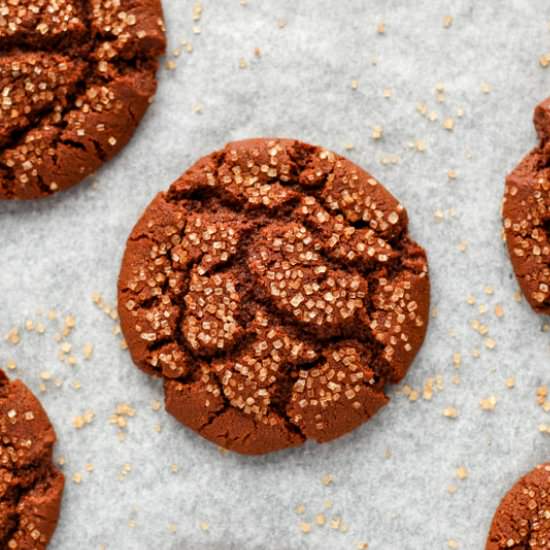 Vegan Molasses Cookies - Recipe photo by ilovevegan