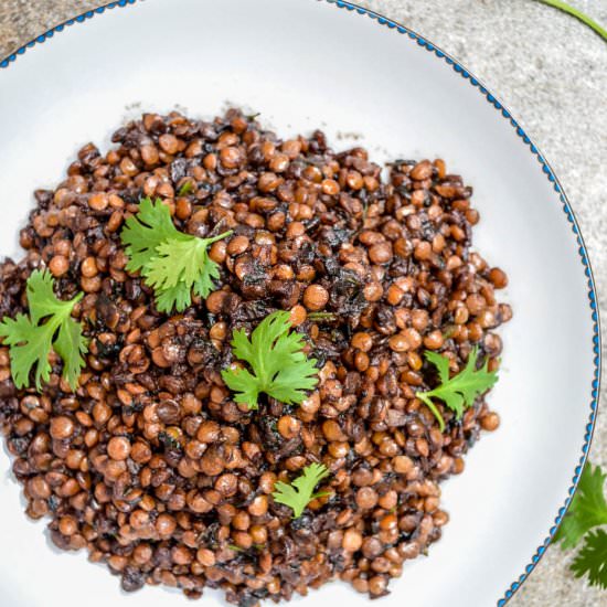 Syrian Lentils - Recipe photo by vidiberg