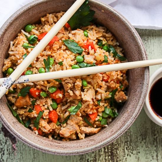 Vegetable Fried Rice - Recipe photo by the food blog