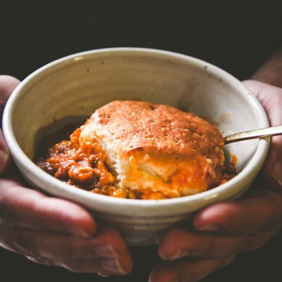 5 ingredient pumpkin chili - Recipe photo by Sweetphi