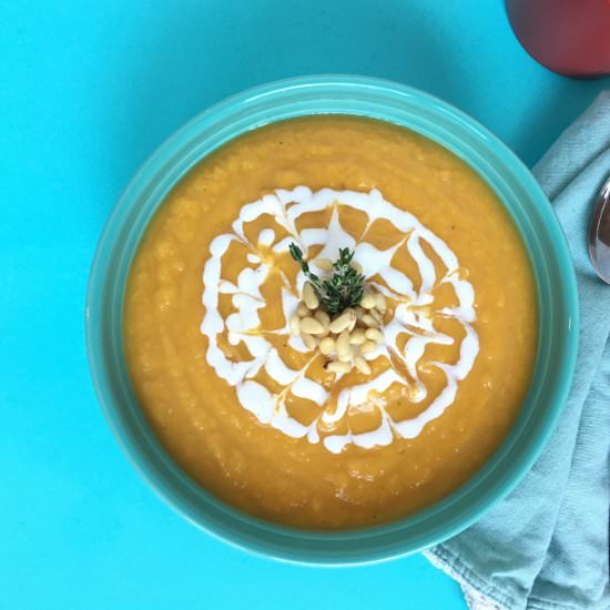 Slow Cooker Butternut Squash Soup - Recipe photo by OvenHug