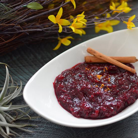 Cabernet Cranberry Sauce - Recipe photo by Apronwarrior