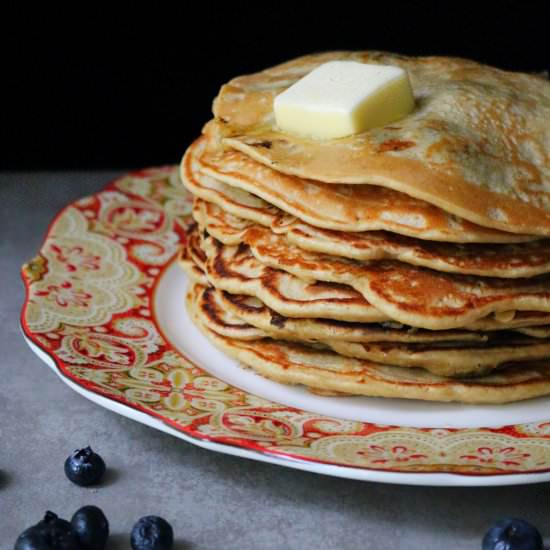 Wholewheat Buttermilk Pancakes - Recipe photo by clovesandcaramel