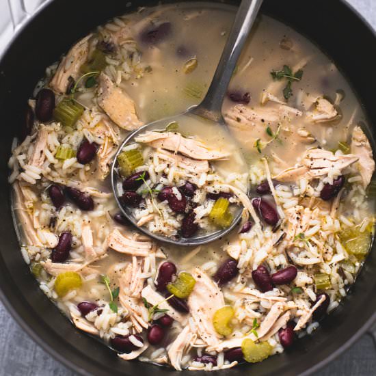 Healthy Turkey Wild Rice Soup - Recipe photo by CremedelaCrumb