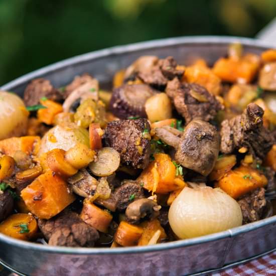 Slow Cooker Beef And Onion Stew - Recipe photo by PaleoLeap