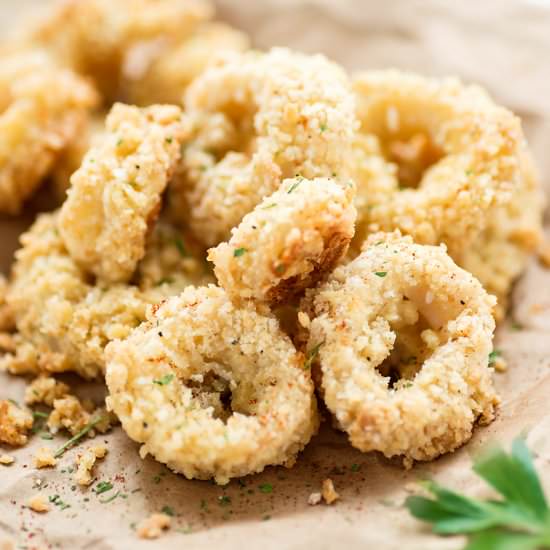 Baked Calamari Rings - Recipe photo by foodsmartmom