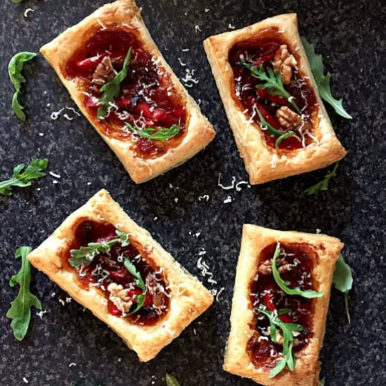 Puff Pastry Tarts - Recipe photo by mygorgeousrecipes