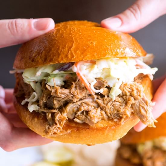 Ultimate Slow Cooker Pulled Pork - Recipe photo by inspiredtaste