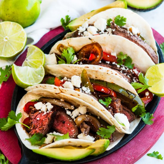 Easy Skillet Steak Fajitas - Recipe photo by Aberdeenskitchen