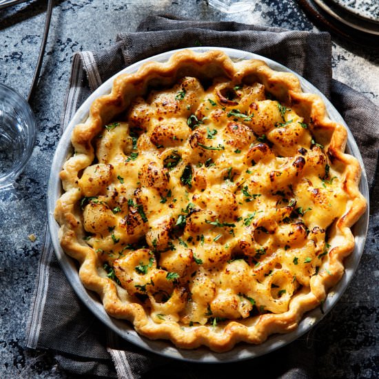 Meaty Mac and Cheese Pie - Recipe photo by BakersRoyale