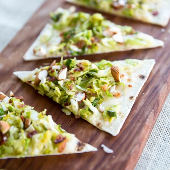 Brussels Sprouts and Bacon Pizza - Recipe photo by culinaryhill