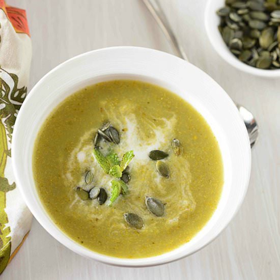 Roasted Broccoli soup - Recipe photo by Rekha K