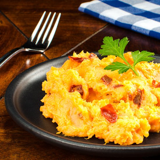 Chipotle Mashed Sweet Potatoes - Recipe photo by kitchenriffs