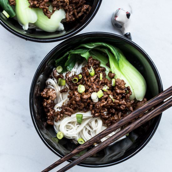 Dan Dan Mian - Recipe photo by xiaoeats