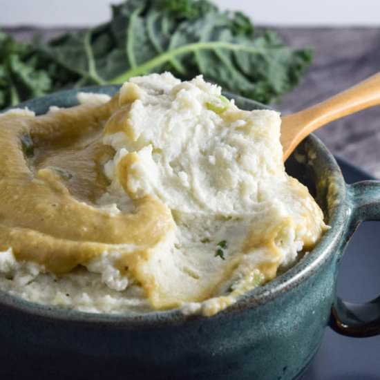 Roasted Garlic Mashed Potatoes - Recipe photo by yupitsvegan