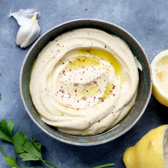 Lebanese Hummus - Recipe photo by thymeandtoast